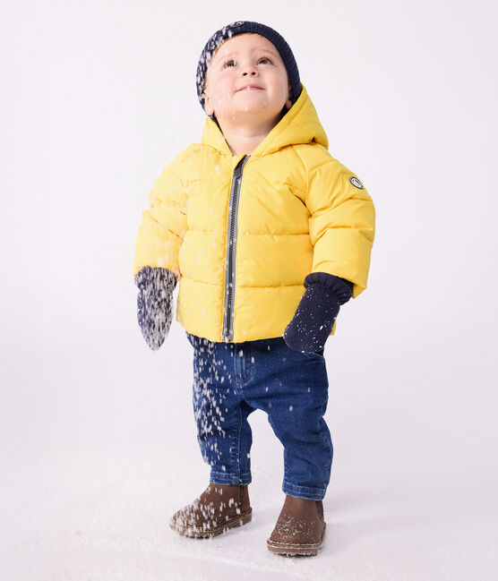 Doudoune bébé unie jaune JAUNE