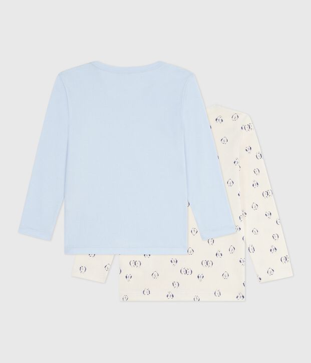 Katoenen T-shirts met lange mouwen en print voor kinderen multicouleur