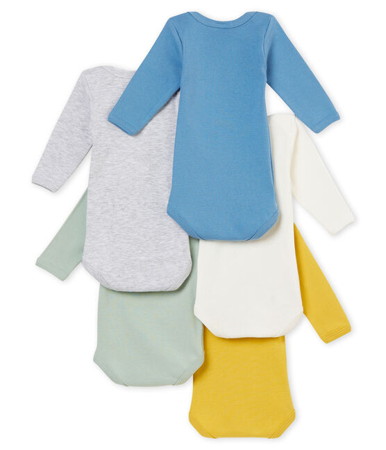 Lot de 5 bodies manches longues bébé garçon variante 1