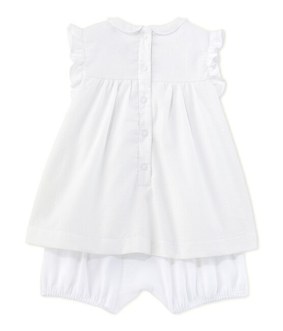 Robe body bébé fille blanc ECUME
