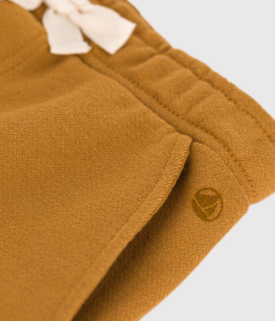 Joggingbroek voor jongens bruin CUIVRE