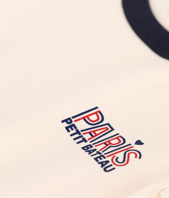 T-shirt van jersey voor jongens ecru AVALANCHE