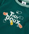 Katoenen T-shirt baby. groen PINEDE
