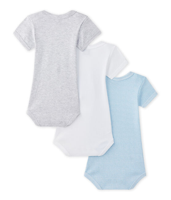 Set van 3 body's met korte mouwen voor babyjongens wit LOT
