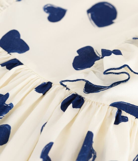 Mouwloos katoenen jurkje voor kinderen blauw MILK/ SOIR