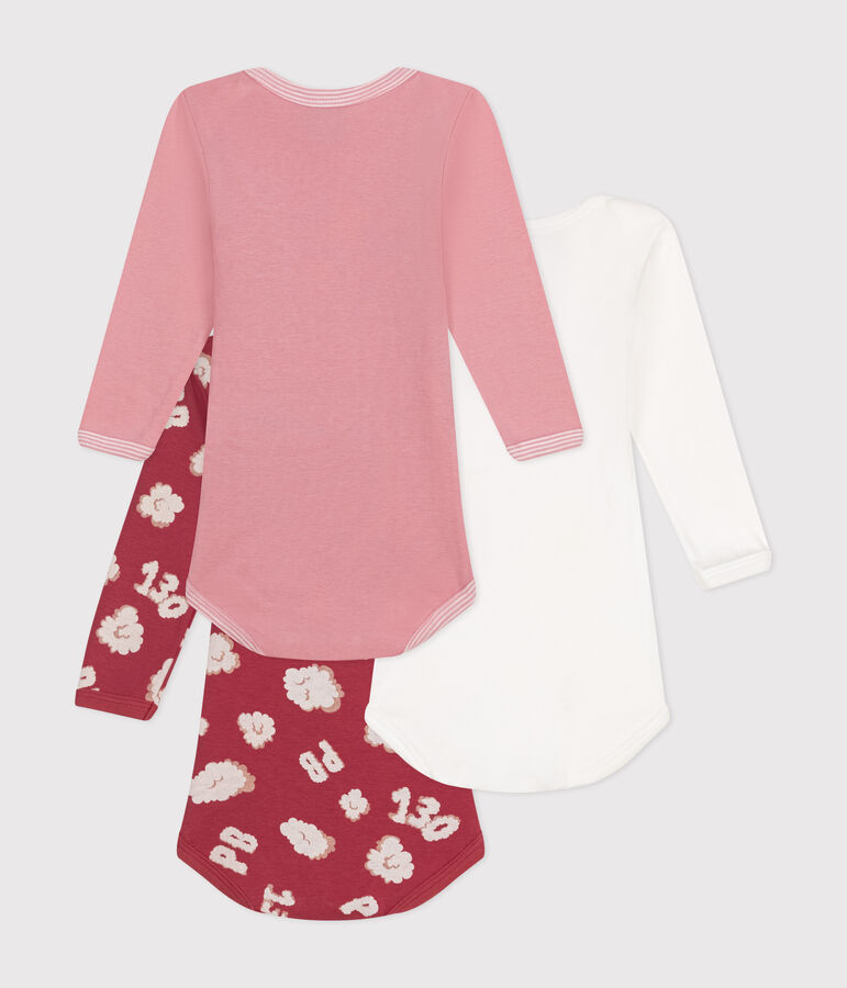 Set van 3 katoenen body's met lange mouwen voor baby's variante 3
