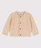 Babycardigan in tricot van wol  ecru AVALANCHE