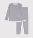 Pyjama uni en velours junior