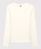 Tee-shirt L'ICONIQUE  cocotte en coton Femme blanc ECUME
