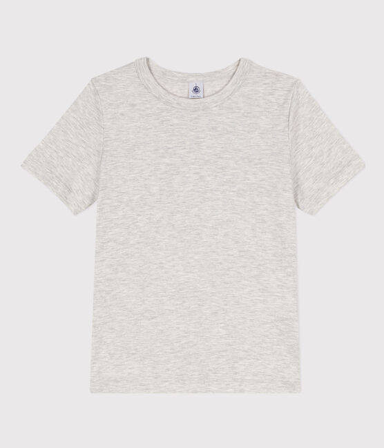 Tee-shirt L'ICONIQUE chaud Femme gris BELUGA CHINE