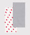 LOT DE 2 LANGES BEBE EN GAZE DE COTON variante 1
