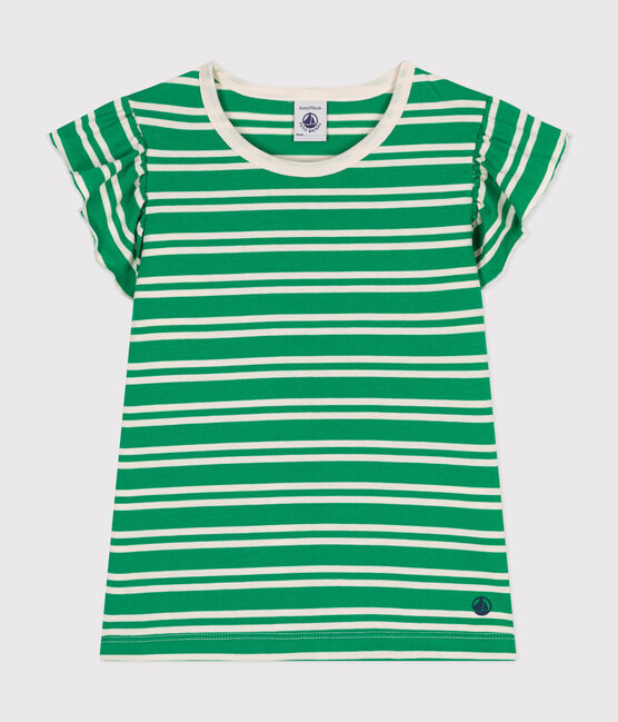 Gestreept T-shirt van lichte jersey voor meisjes PRADO/ AVALANCHE
