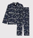 Pyjama imprimé Paris petit garçon en coton