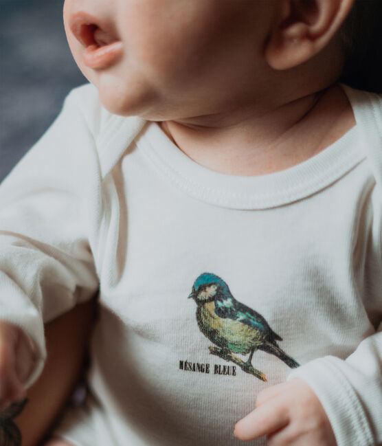 Set van 3 Petit Bateau x Deyrolle bodysuits met lange mouwen voor baby's variante 1