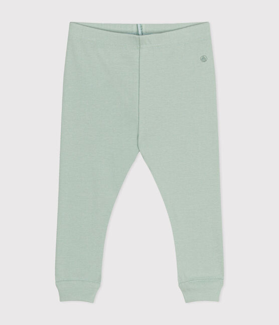 Katoenen legging voor baby's groen HERBIER