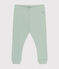 Katoenen legging voor baby's groen HERBIER