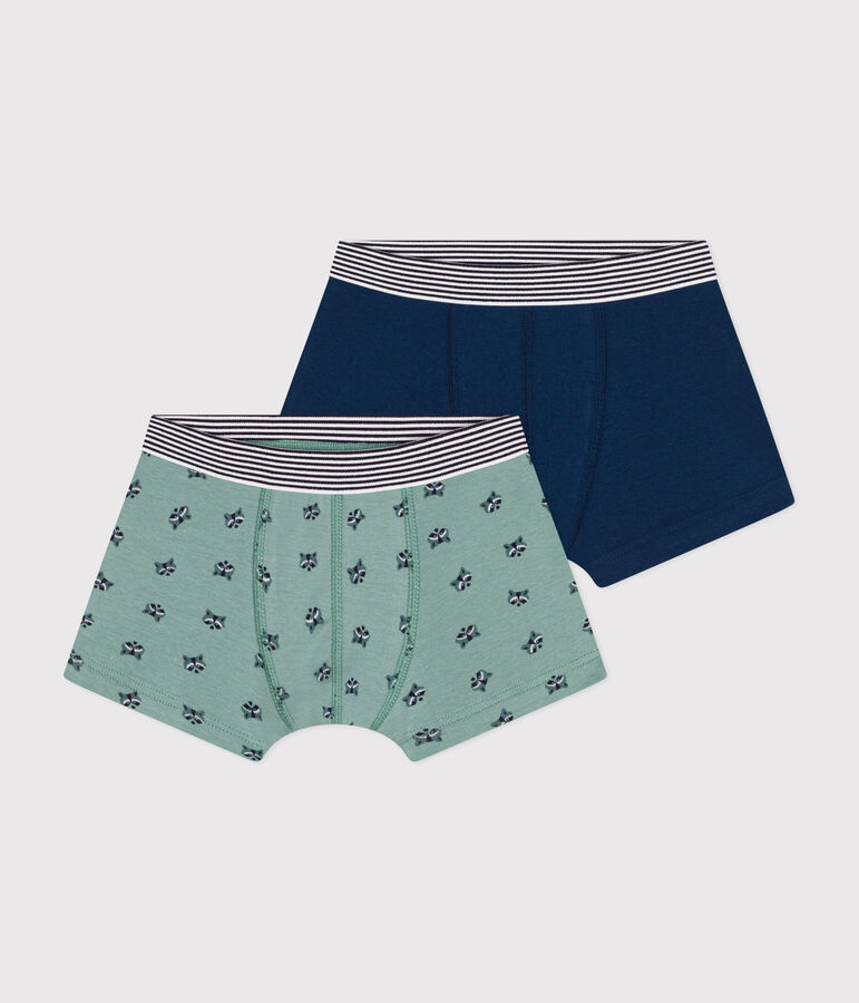 Set met twee boxershorts van katoen voor kinderen variante 1