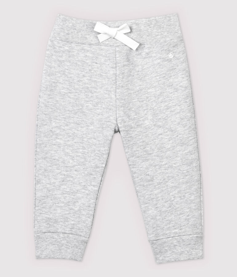 Pantalon en molleton b&eacute;b&eacute; fille/ b&eacute;b&eacute; gar&ccedil;on gris POUSSIERE CHINE