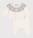 Ensemble 2 pièces bébé cardigan jacquard en tricot