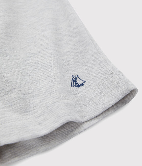 Bermuda en jersey moyen enfant garçon gris POUSSIERE CHINE