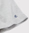 Bermuda en jersey moyen enfant garçon gris POUSSIERE CHINE