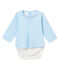 Body guimpe manches longues bébé garçon bleu FRAICHEUR