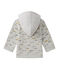 Sweat shirt à capuche bébé garçon gris BELUGA/blanc MULTICO