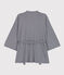 Gestreepte kimono voor vrouwen blauw/wit