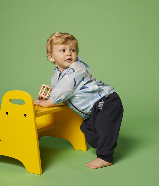Broek van molton babyjongen blauw SMOKING