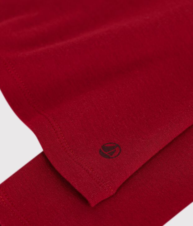 L'Iconique, katoenen coltrui voor dames rood