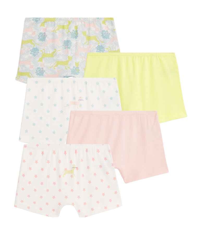 Lot de 5 shorties petite fille variante 1