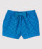 Short en broderie anglaise bébé fille bleu MYKONOS