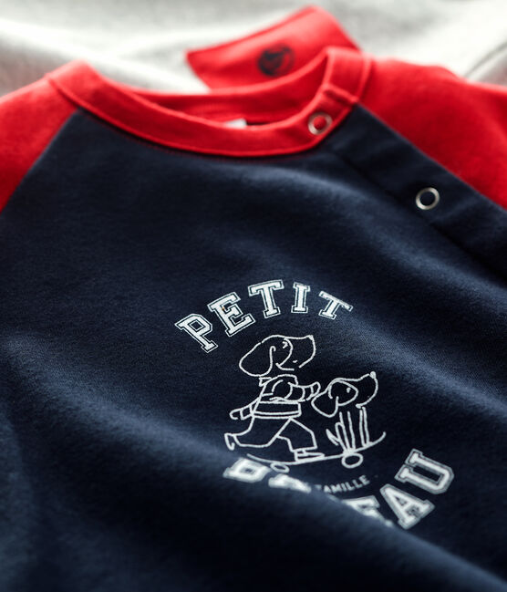 Set van 2 katoenen T-shirt voor baby's. variante 1