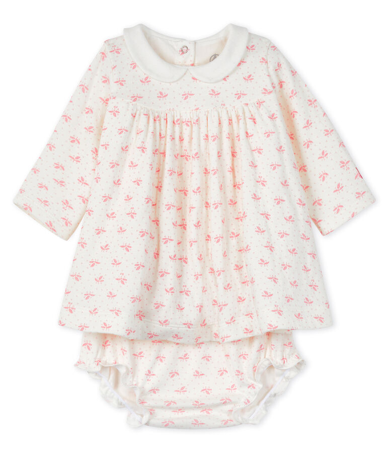 Ensemble van 2 delen voor babymeisjes wit MARSHMALLOW/roze GRETEL