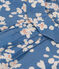 Blouse en popeline imprimée enfant fille bleu BEACH/ MULTICO
