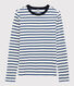 T-shirt col rond iconique en coton Femme