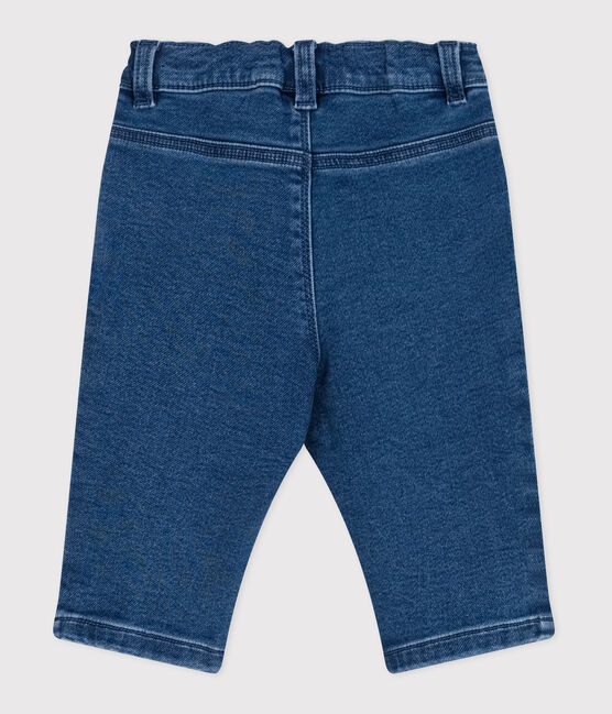 Babybroekje van spijkerstof en elastaan blauw BLEU DELAVE