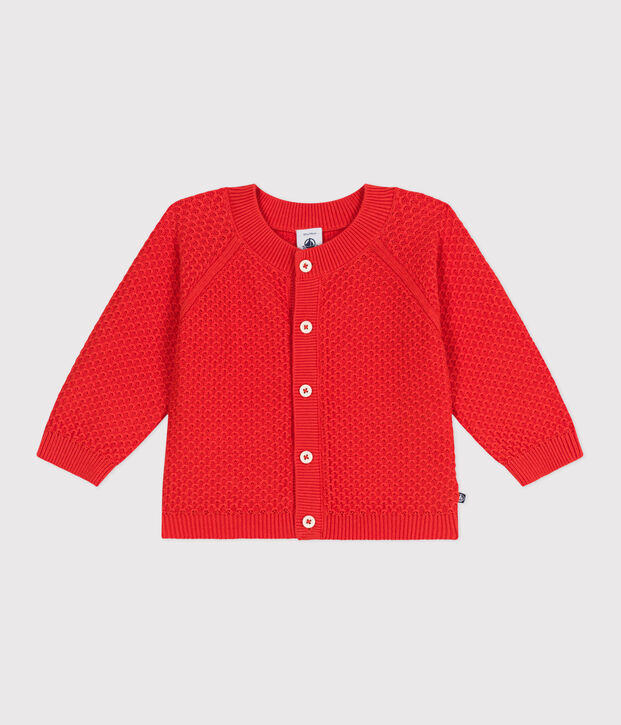 Katoenen vestje voor baby's rood