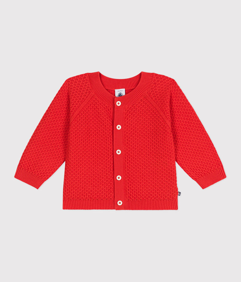 Katoenen vestje voor baby's rood