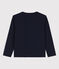 Jongens-T-shirt met lange mouwen en print blauw SMOKING