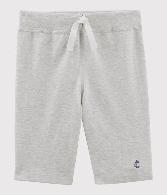 Bermuda en jersey moyen enfant garçon gris POUSSIERE CHINE