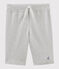 Bermuda en jersey moyen enfant garçon gris POUSSIERE CHINE