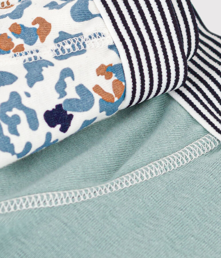 Set van 2 boxershorts voor jongens in katoen multicouleur