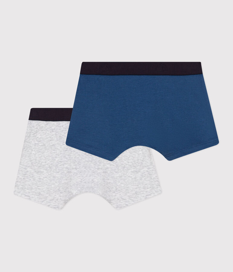 Set met 2 katoenen boxershorts voor kinderen multicouleur
