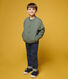 Tubic cardigan in teddy-stijl voor jongens