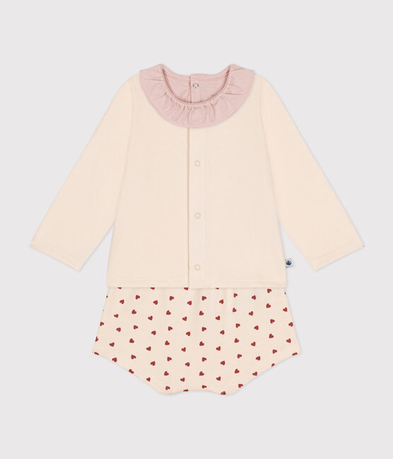 Set van lichte jerseystof uit 3 delen voor baby's wit AVALANCHE/ MULTICO