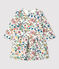 Gewatteerde jurk baby. wit MARSHMALLOW/wit MULTICO