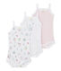 Lot de 3 bodies bébé fille à bretelles
