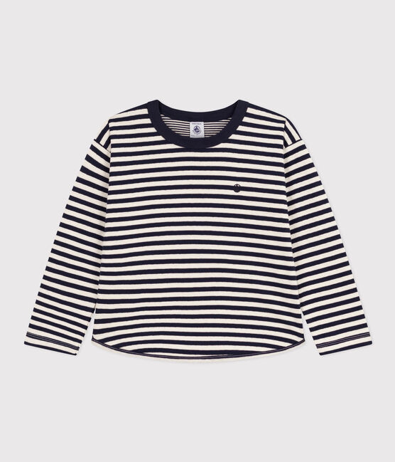Jongens-T-shirt van tubic met lange mouwen blauw SMOKING/ AVALANCHE
