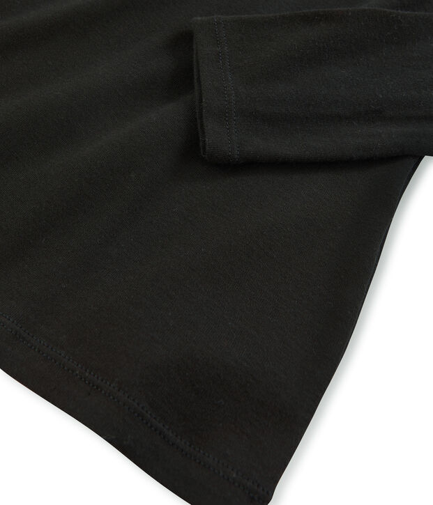 Coltrui in licht katoen voor dames zwart